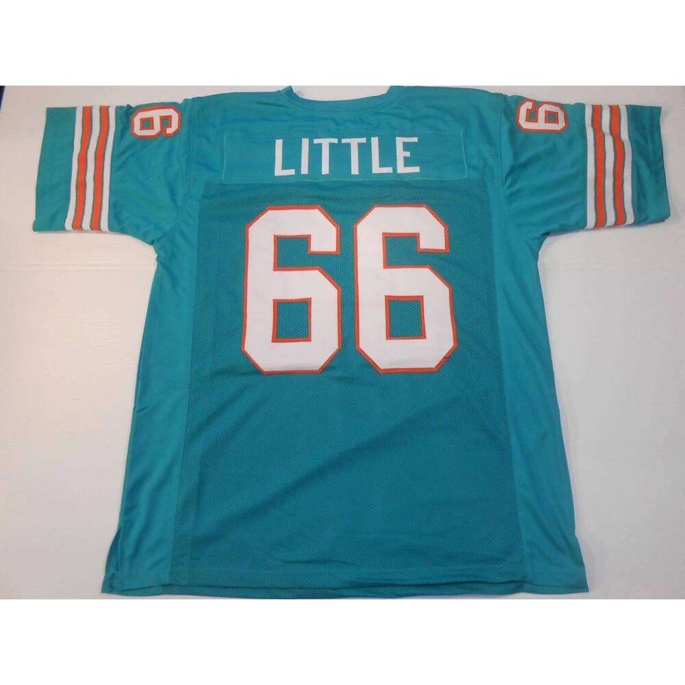 CUSTOM Sewn Stitched Larry Little Teal Football Jersey Add any name number size XS-5XL 6XL