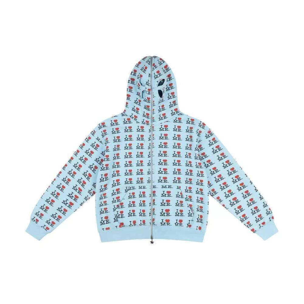 Ashley Williams I Love Me Hoodie High Quality UK Luxury Brand Full-Print Embroidered Fleece Hoodie Zipper Zip Women Hoodies Letter Graphic Sweatshir