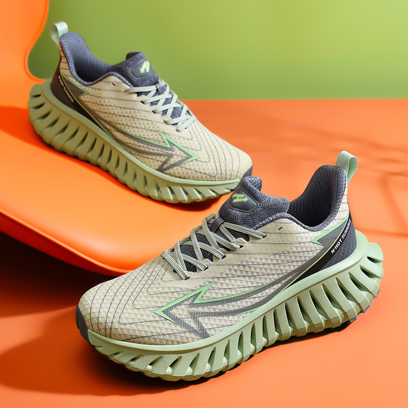 Luxury Brand Designer Shoes NHOT 2026 Men's Mesh Breathable Running Cushioned Trendy Sneakers For Spring Summer Versatile Casual Sports Shoes