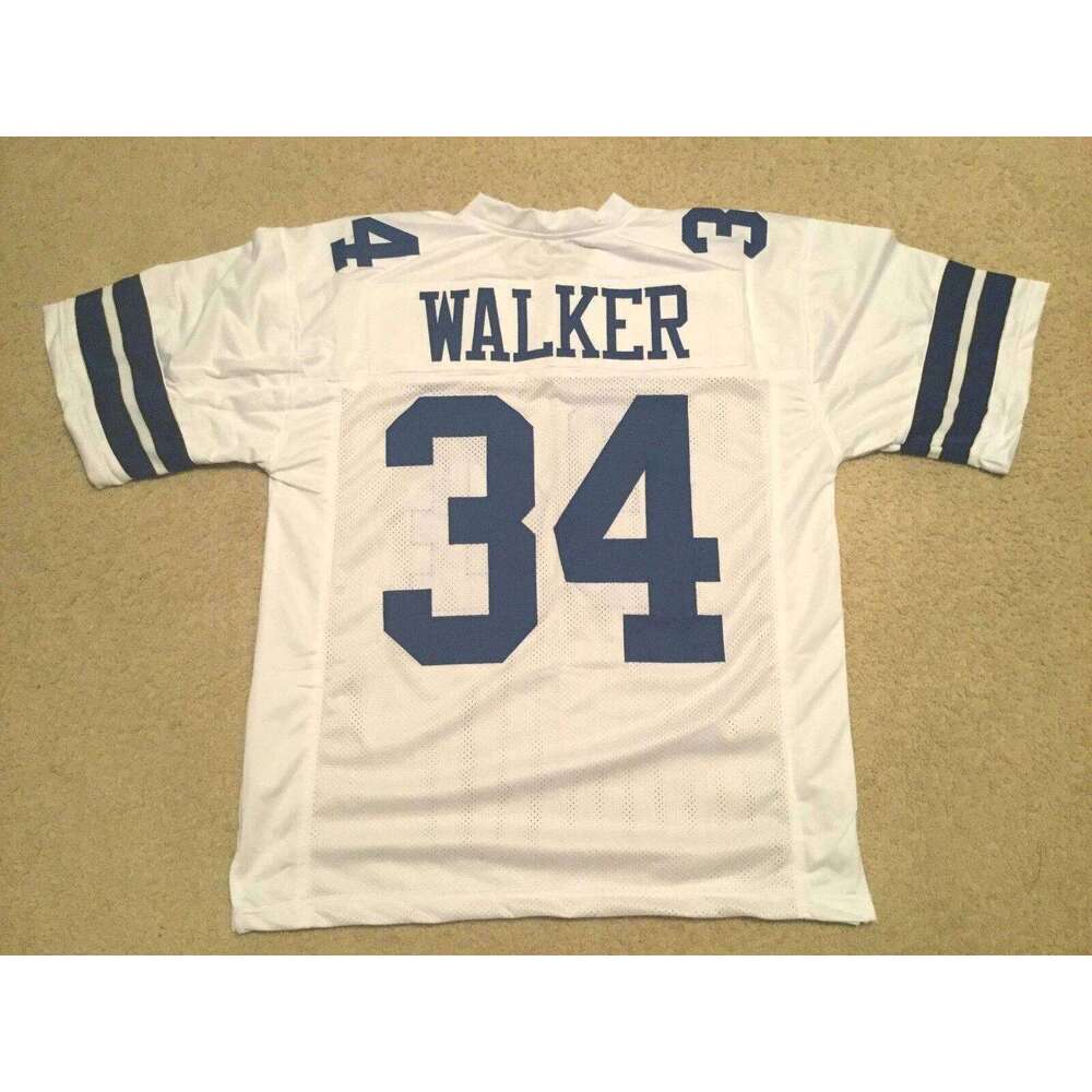 CUSTOM Sewn Stitched Herschel Walker White Football Jersey Add any name number size XS-5XL 6XL