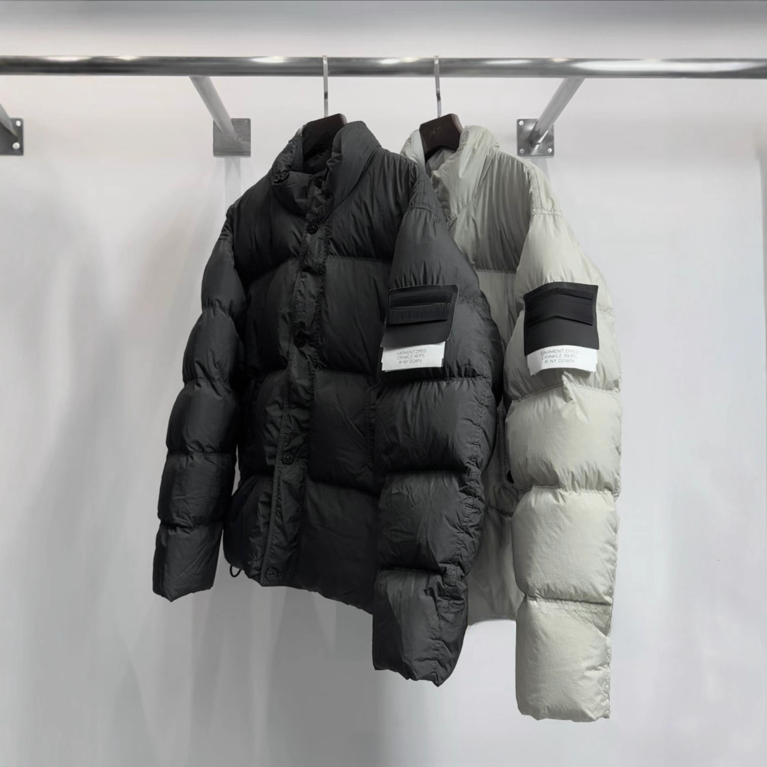 Veste en duvet de styliste, commerce extérieur transfrontalier, Cardigan classique en coton, manches longues, veste à boutons, unisexe