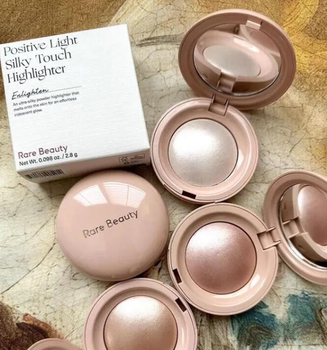 Rare Beauty Highlighter Powder Enlighten 2.8g Makeup Highlighters Positive Light Silky Touch Glow Bronzers Highlightering Face Cheek Cosmetics To-image-1027552818
