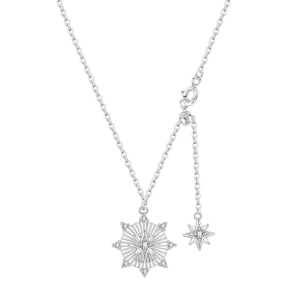 Orstarry 925 Sterling Silver Personalized Design Star Pendant Necklace for Women Birthday Gifts Fashion Fine Jewelry 35786