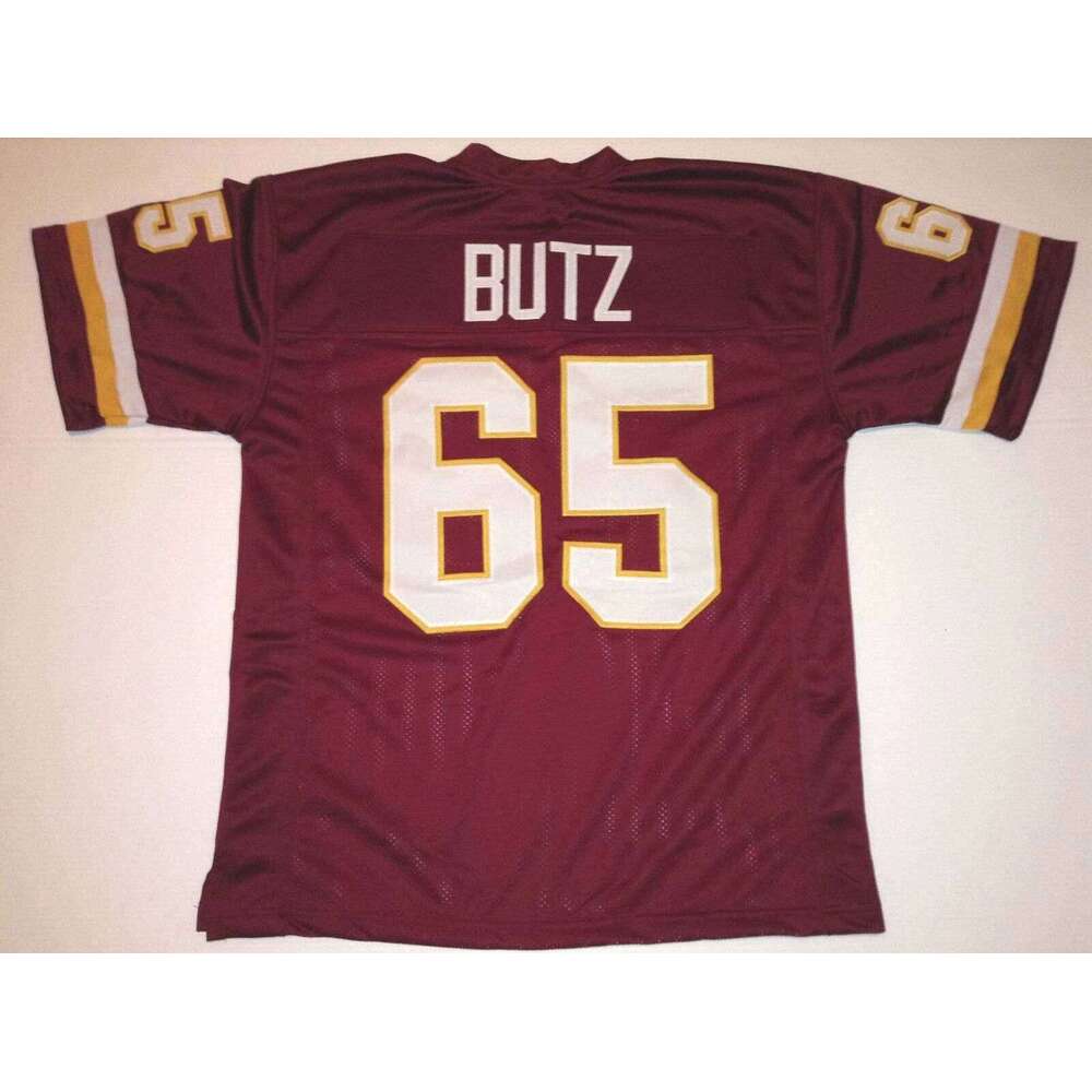 CUSTOM Sewn Stitched Dave Butz Burgundy Football Jersey Add any name number size XS-5XL 6XL