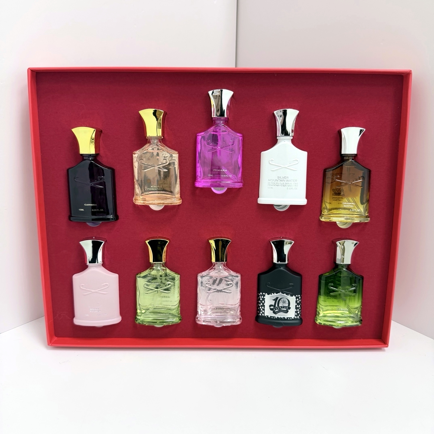 2026 New High Quality Top Designer Cologne 15ml * 10 piece Set Men's and Women's perfume Long lasting spray Long lasting Men's Sweat
