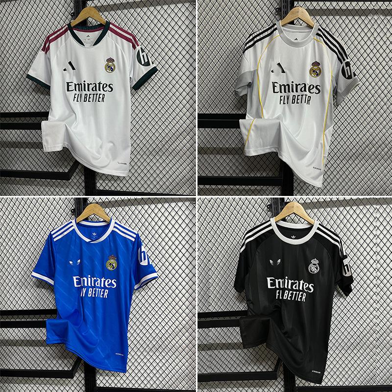 Designer Hot sale Men's T Shirts Real Madrid Home And Away Football Jerseys Fan Version Customized Special Edition Cross-Border Wholesale