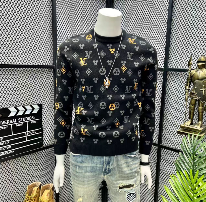 2026 New Men Designer Sweater Luxury Brand Knitted Sweates Outdoor Sports Pullover Casual Top And Women Loose Vintage Knitwear Asian Size M-4XL Q260