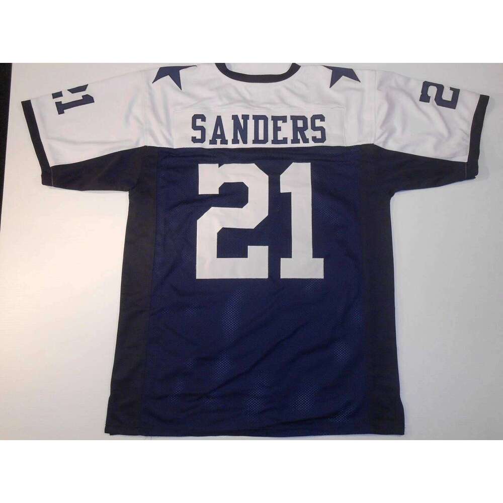 CUSTOM Sewn Stitched Deion Sanders Thanksgiving Navy Football Jersey Add any name number size XS-5XL 6XL