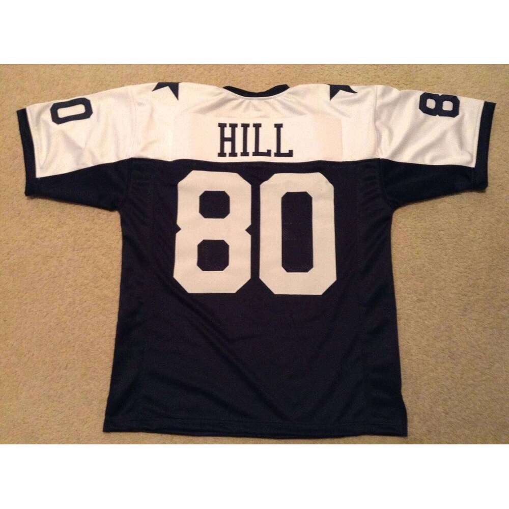 CUSTOM Sewn Stitched Tony Hill Thanksgiving Navy Football Jersey Add any name number size XS-5XL 6XL