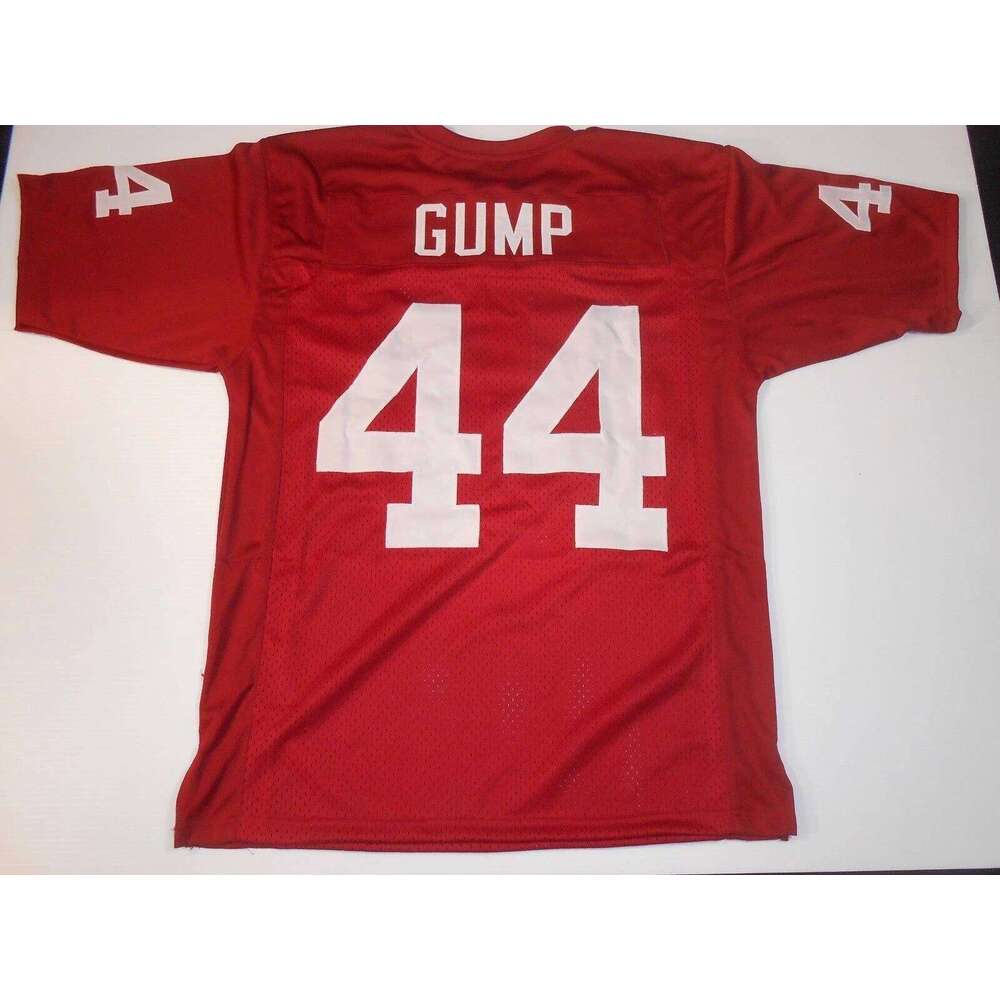 CUSTOM Sewn Stitched Forrest Gump Movie Crimson Football Jersey Add any name number size XS-5XL 6XL