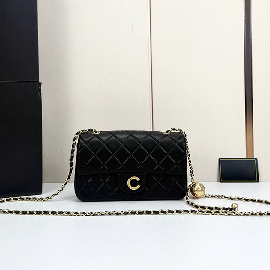 Sac à bandoulière de luxe pour femmes, sac à bandoulière de styliste, lettre à la mode, épaule unique, motif diamant, sac à chaîne à carreaux, ai