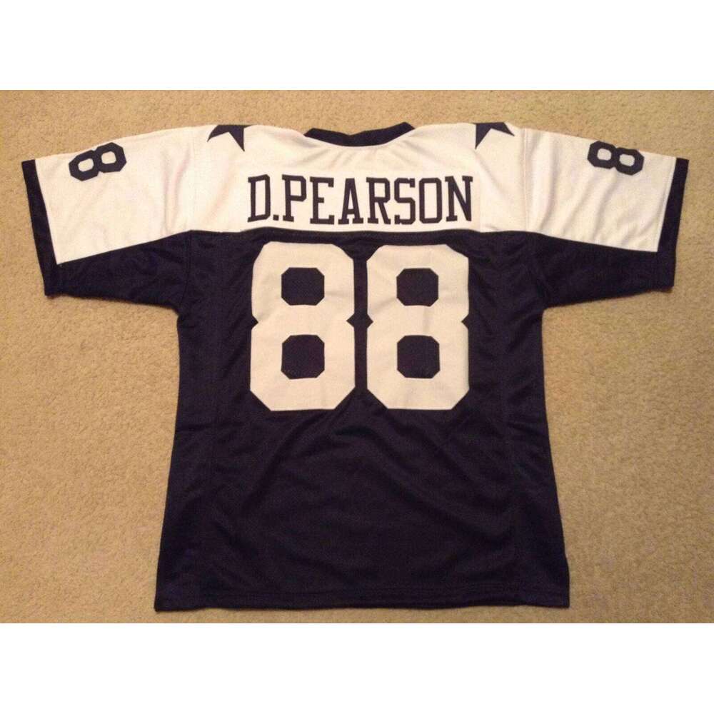 CUSTOM Sewn Stitched Drew Pearson Thanksgiving Navy Football Jersey Add any name number size XS-5XL 6XL