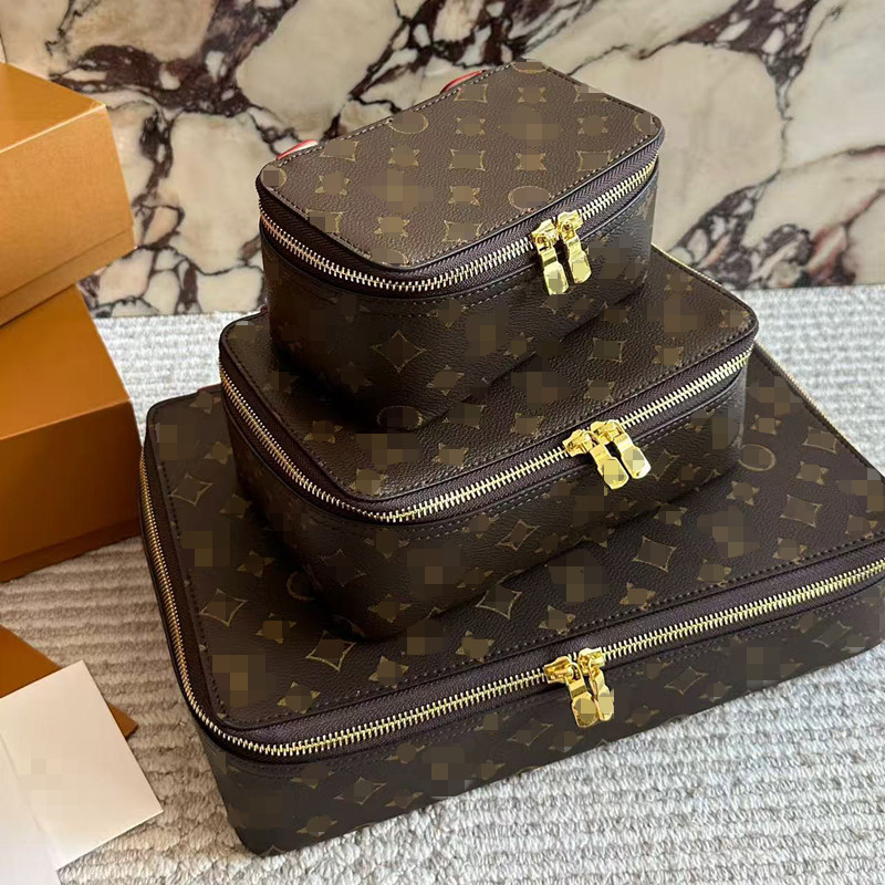 Designer makeup bag toiletry packing cube mm travel jewelry box storage high quality fashion cosmetic 1.7 01