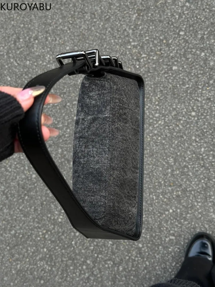 Women andbag Vintage Fasion Messenger Bag Black Ladies Soulder Bags for Womens Casual Korean Y2k Bags 2025 Bolsos De Mujer 260107 M260805