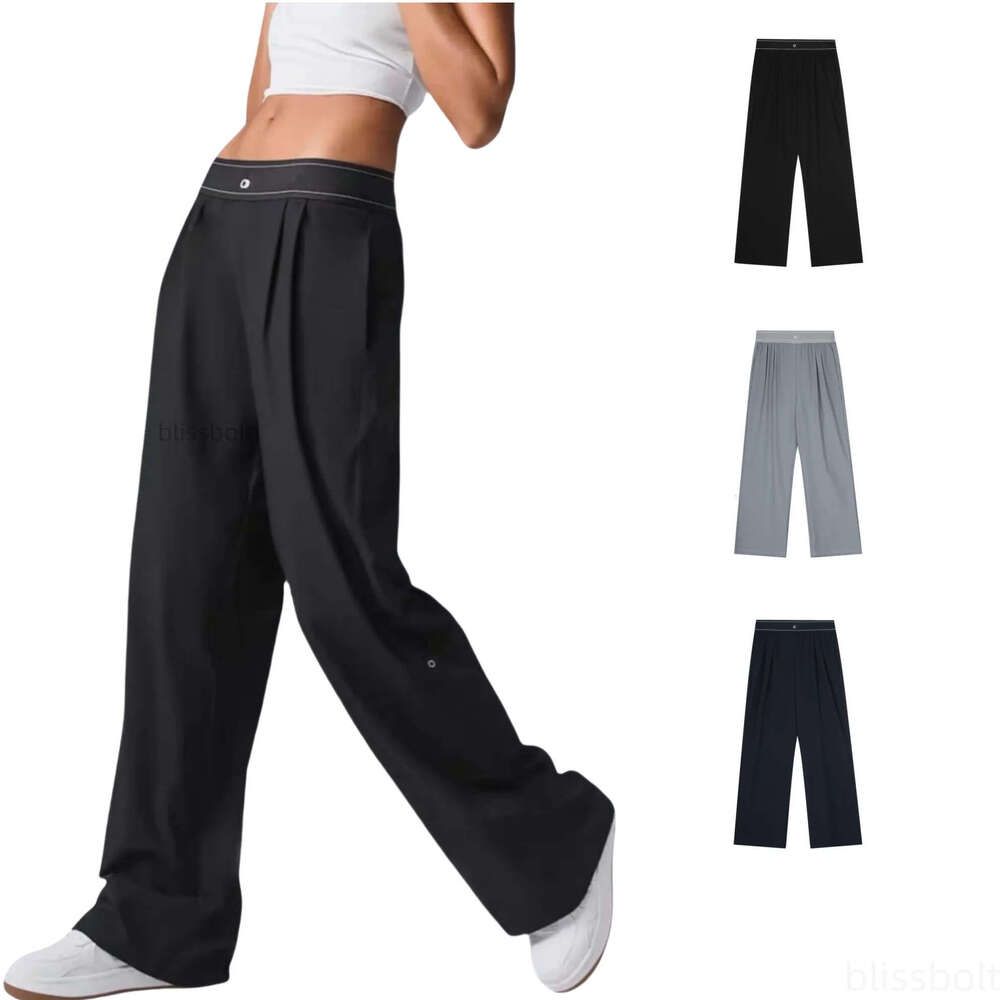 Designer alosetism Pantalon de yoga ample femme sans couture Heart Throb rayures blanches taille haute dos bas danse legging tenue sport