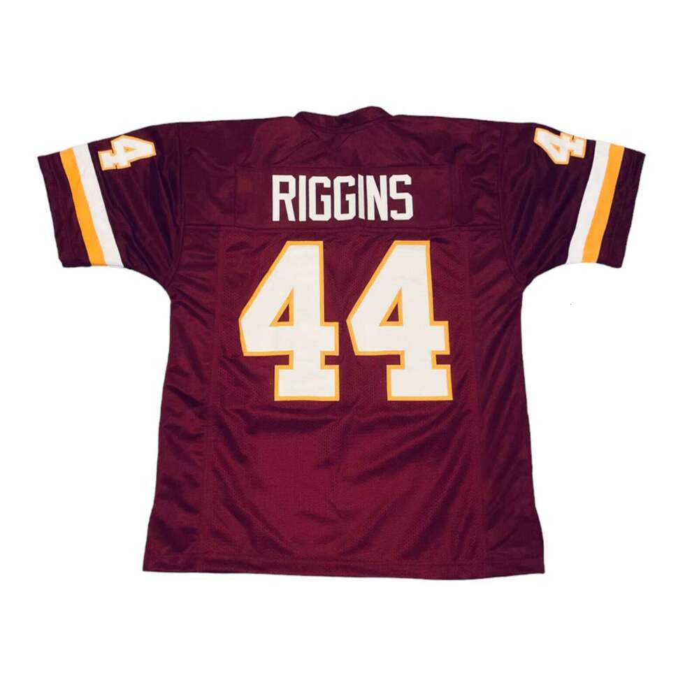 John Riggins Sewn Stitched Custom Burgundy Football Jersey Add any name number size XS-5XL 6XL