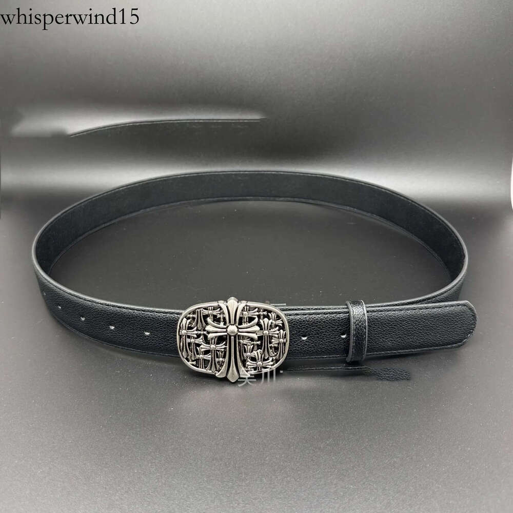 chrome belt Men US Designer And Women Cross Belt Street Cowboy Trend Style Fashion Party Rock Ch Christmas Sanskrit mens Belts Black ristmas 76e