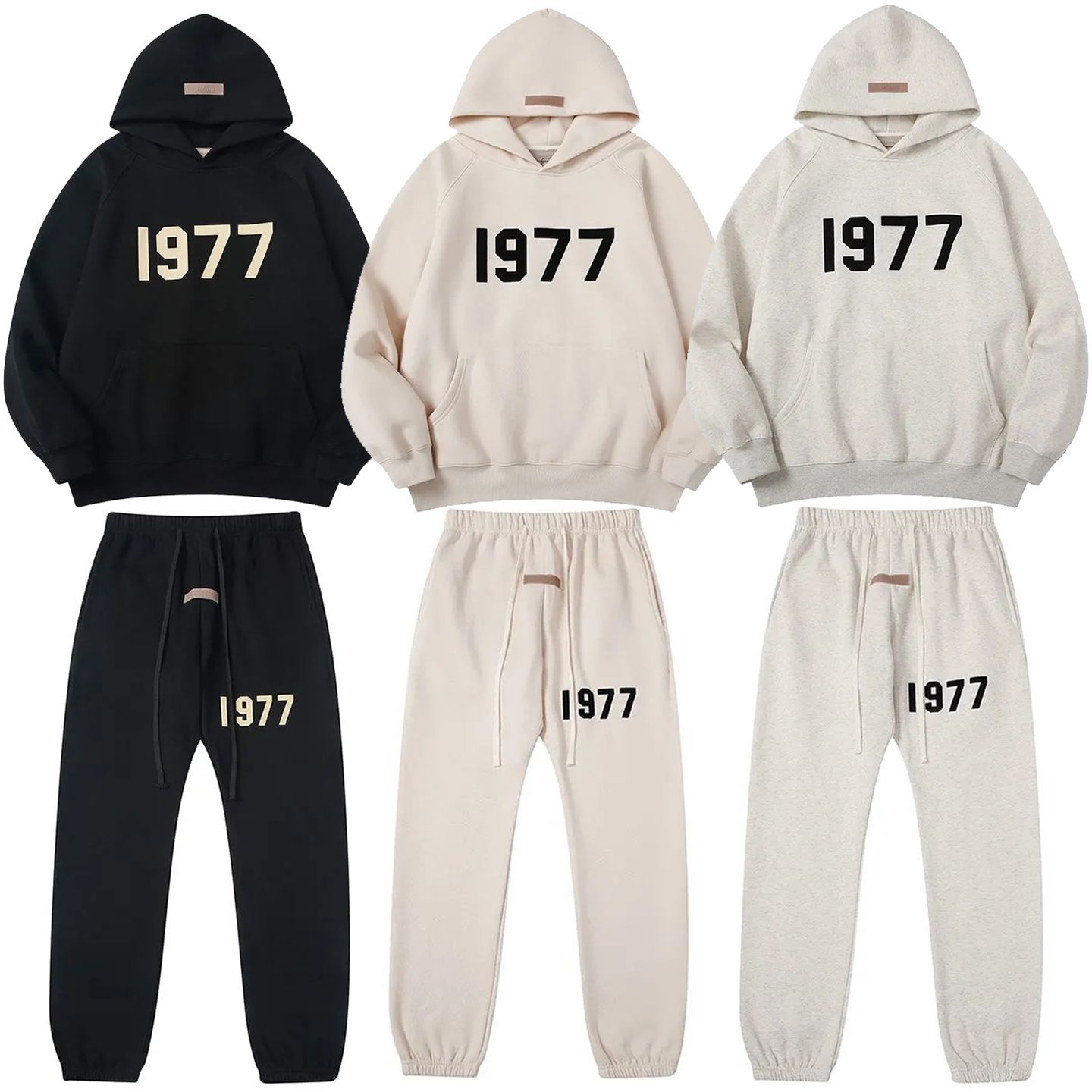 1977 Tracksuit Men Designer Tracksuit Track Suit Cotton Pullover Street Hoodie Mens Hoodies 1977 Print Designer Hoodie Couple Hoodie Mens Clothing S