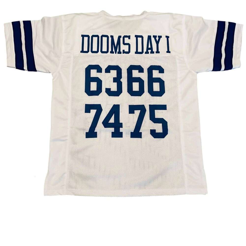 CUSTOM Sewn Stitched Doomsday Defense 1 Football Jersey Add any name number size XS-5XL 6XL