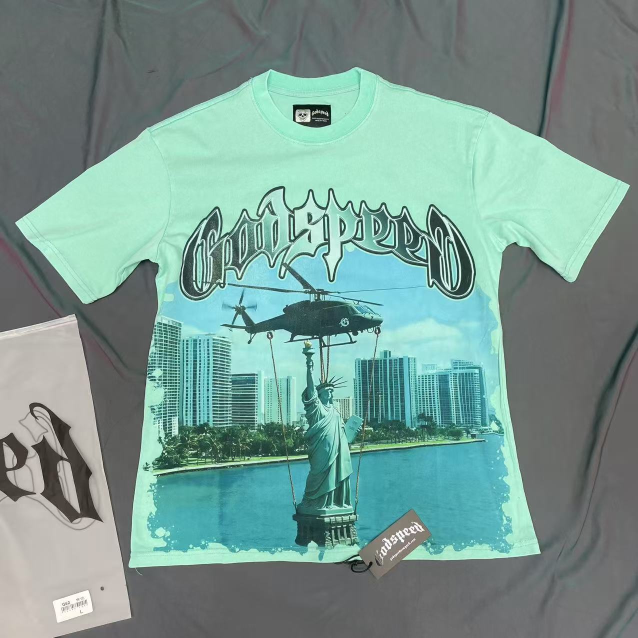 Pd Gods T Shirt Designer New Strt Style Trendy Ink Direct Print Full Print Casual Crew Neck Short Slve T-Shirt L26623A