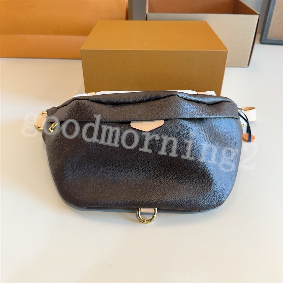 Classic Designer sport bag mens Womens Genuine Leather Waist Bags Purse Crossbody bag Men Cross Body Handbags Bumbag Chest Bag Brown Fanny Pack bag