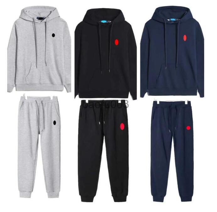 designer men small horse tracksuit pullover Luxury Sportswear coat Winter pony Embroidery warm women polo hoodies hoody with pants 2-piece sets