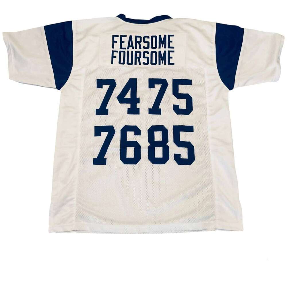 CUSTOM Sewn Stitched Fearsome Foursome Deacon Jones Add any name number size XS-5XL 6XL