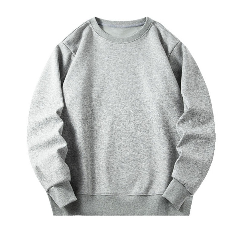a597 T-shirt à manches longues pour hommes, sweat-shirt décontracté à col rond