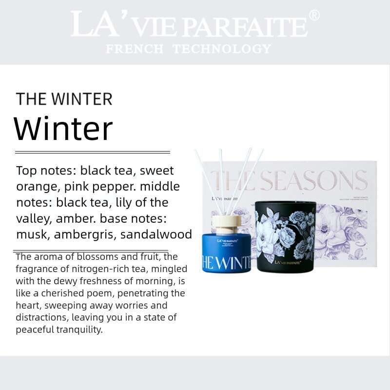 Pafilan Four Seasons Scented Candle Gift Set for Home Decor - High-end Bedroom Decor Item for Household Use - Scented Candle Z260109-image-1087472150