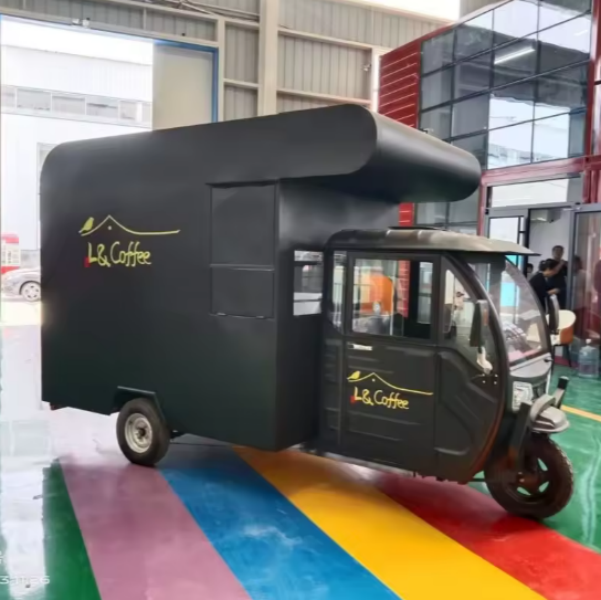 Mobile Wood Fired Pizza Food Truck Trailers Carts Kiosk Van Stand Shop with Oven Restaurant Wagon for Sale-image-1091354543