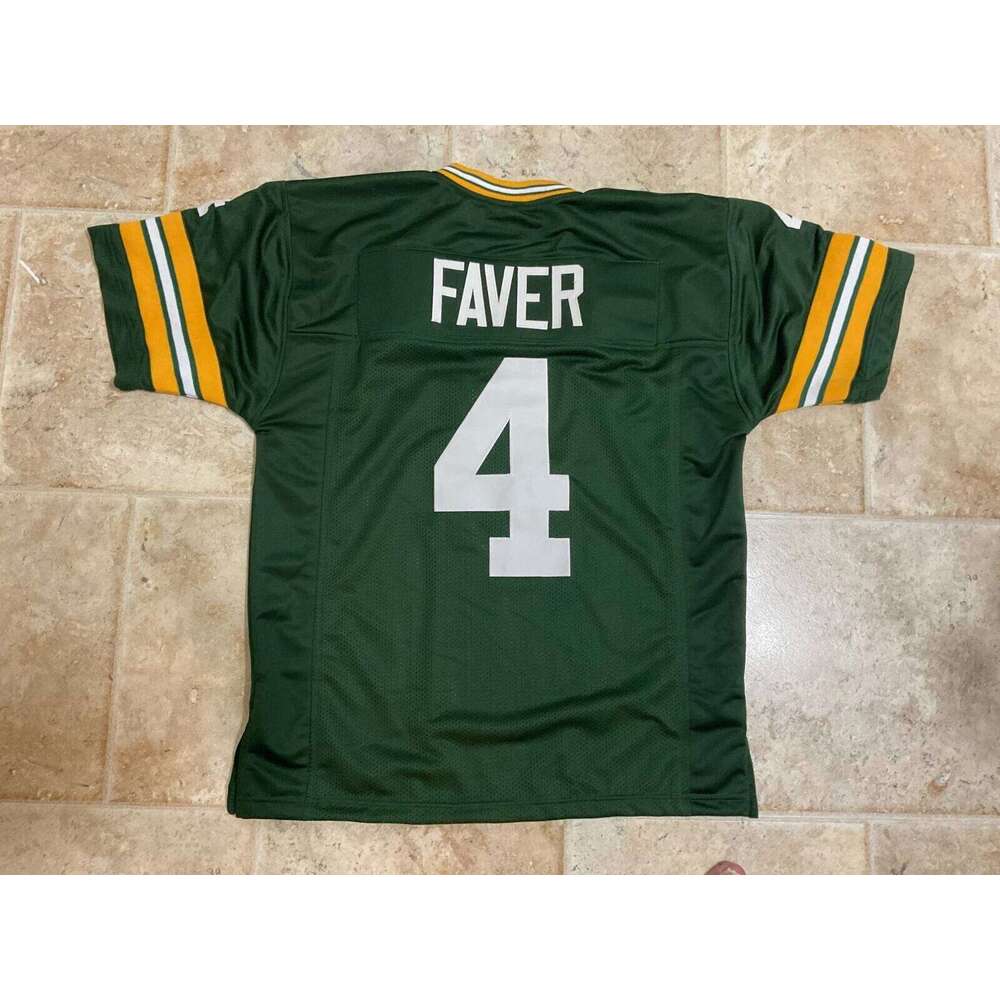 CUSTOM Sewn Stitched Brett Favre ERROR Football Jersey Add any name number size XS-5XL 6XL