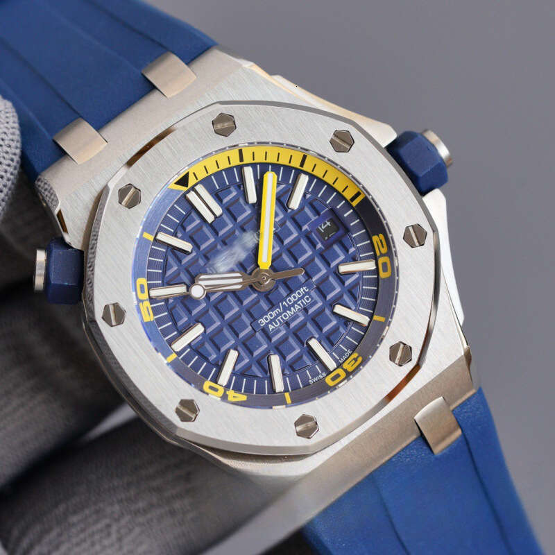 RoyalOak watch designer luxury RoyarOak women Diameter 42mm Fully Automatic Mechanical Waterproof Luminous Rubber Men's Watch Dropshipping