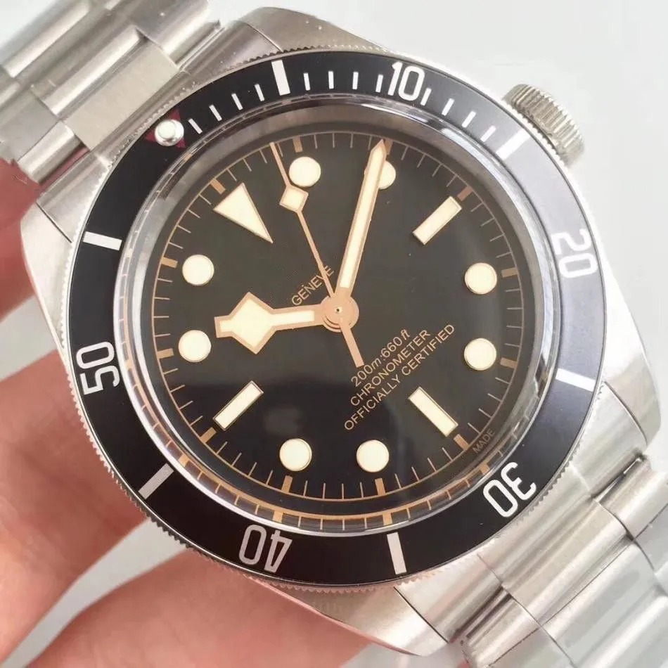 U1 Top AAA Designer Tudority Black Bay Pelagos Watch BB58 Ceramic Bezel Men's Swiss Watch Bronze Series Automatic Mechanical Sapphire Luminous