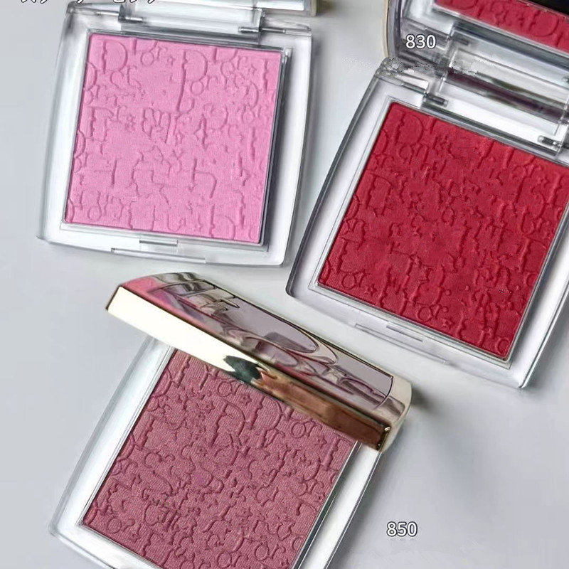 Brand Face Blush Backstage Rosy Glow Natural Blush 810 Strarry Pink 830 Fiery Red 850 Starry Mauve 3 Colors Long Lasting Matte Face Blusher 4.5g-image-1091353771