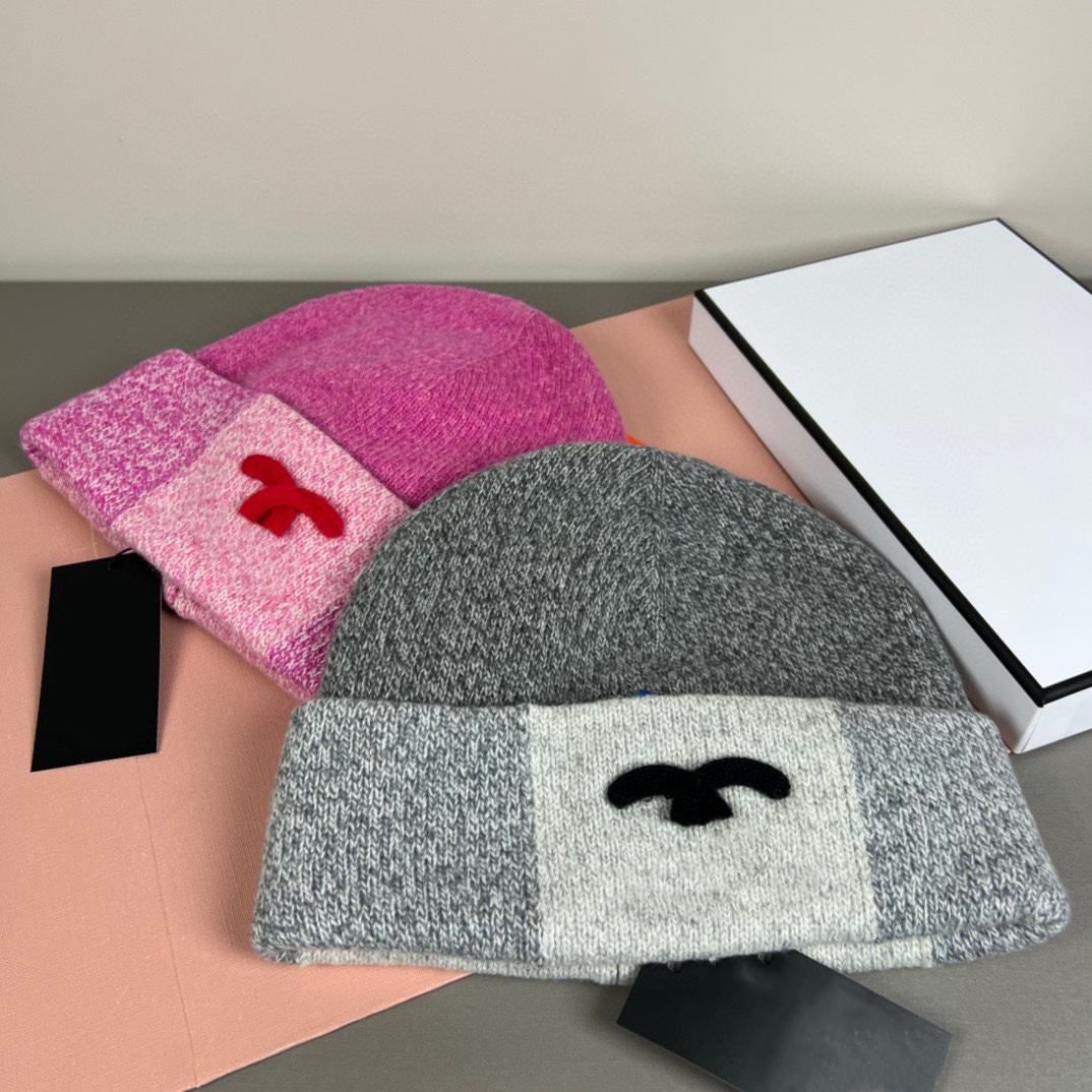 Designer Knitted Solid Color Hat Men's Hat Classic Women's Cashmere Wool hat Outdoor Casual Headwear highly elastic fabric