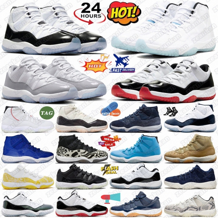 j11 11s Basketball Shoes Designer Trainers Gamma Blue Rare Playoffs Concord Bred Legend Cement Grey Cherry DMP Gratitude Closing Ceremony women m-image-883944989