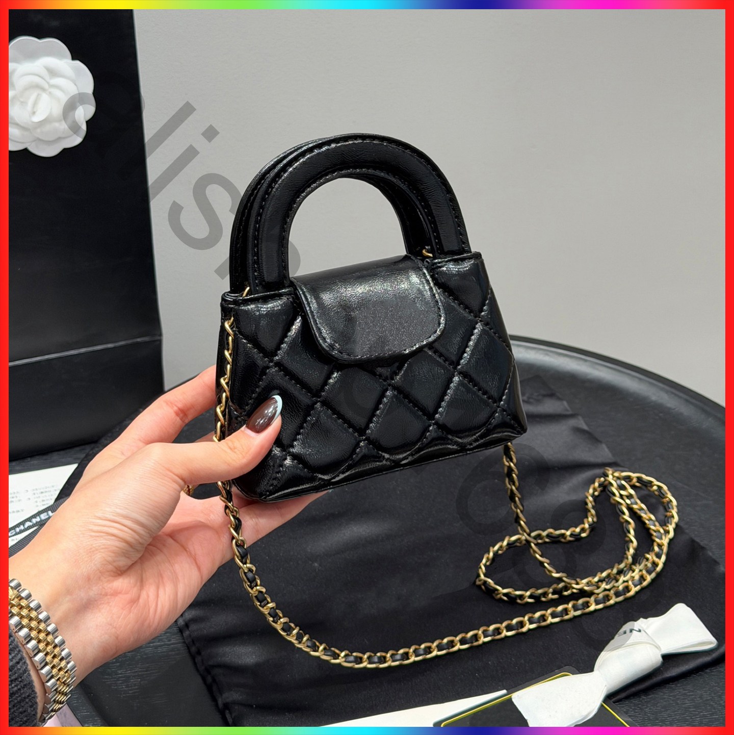 5A Sac de designer de luxe de haute qualité mini sac à bandoulière bandoulière fourre-tout sac à chaîne mode féminine sac complet classique en cu