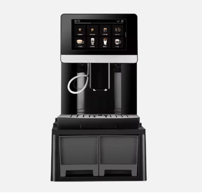 Commercial Use New Style 7" Touch Screen Double Latte Cappuccino Espresso Fully Automatic Coffee Machine-image-1091475053