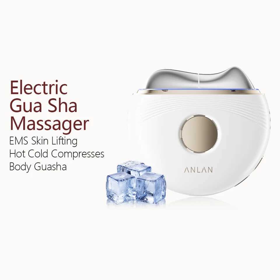 Face Care Devices Electric Massager Scraper For Neck Body EMS Facial Lifting Hot Cold Compresses Guasha Massage Tool 260110