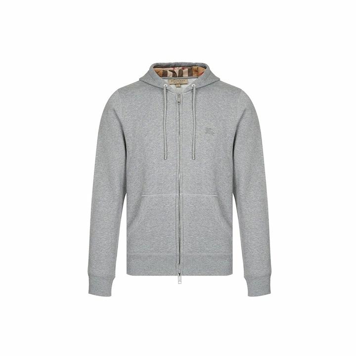 Burburyrs Zip Up Cardigan Designer Hooded Mens Pullover Seasonal Sportswear Top Hooded Long Sleeved Jacket Loose Cotton Outdoor Designer Sportswear