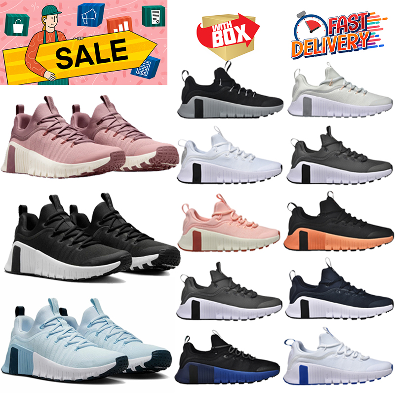 Free Metcon 6 Chaussures de course Hommes Femmes Free 6s Designer Formateurs Light Lemon Twist Noir Blanc Total Orange Outdoor Femmes Baskets