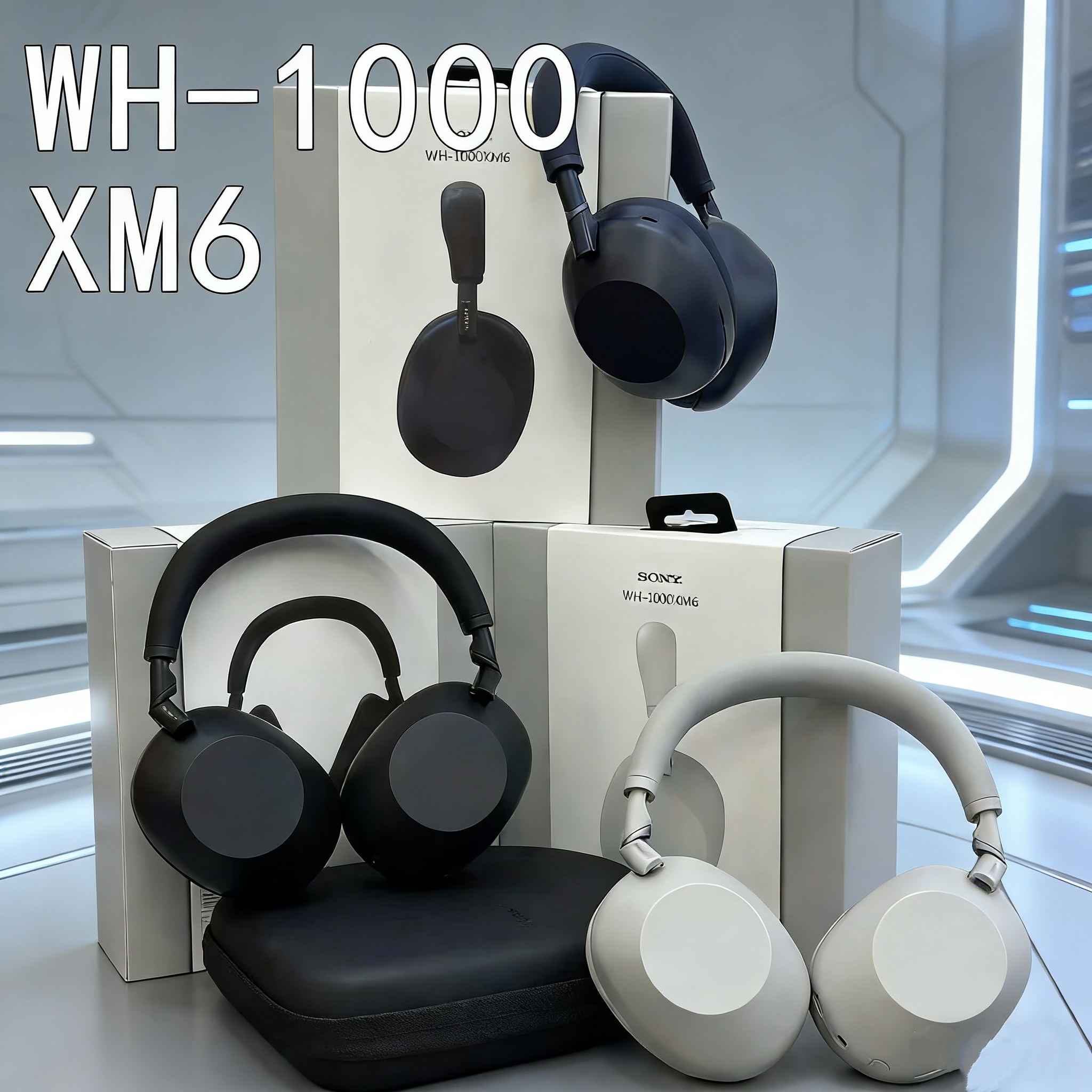 These over-ear Bluetooth noise-canceling headphones utilize intelligent noise reduction technology and are compatible with mobile phones, compute-image-1091489625