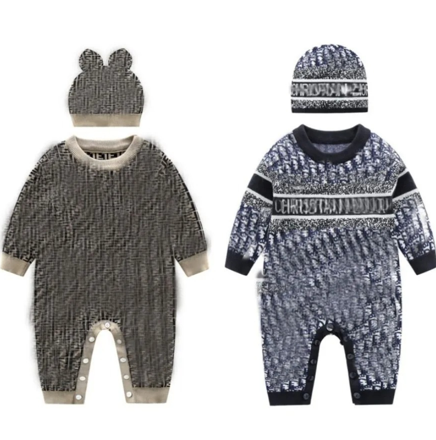 2026 New New Infant Baby Girl Kids Fashion Costume Overalls Clothes Cotton Designer Jumpsuit Bodysuit Babies Outfit Romper Newborns Clothing 001