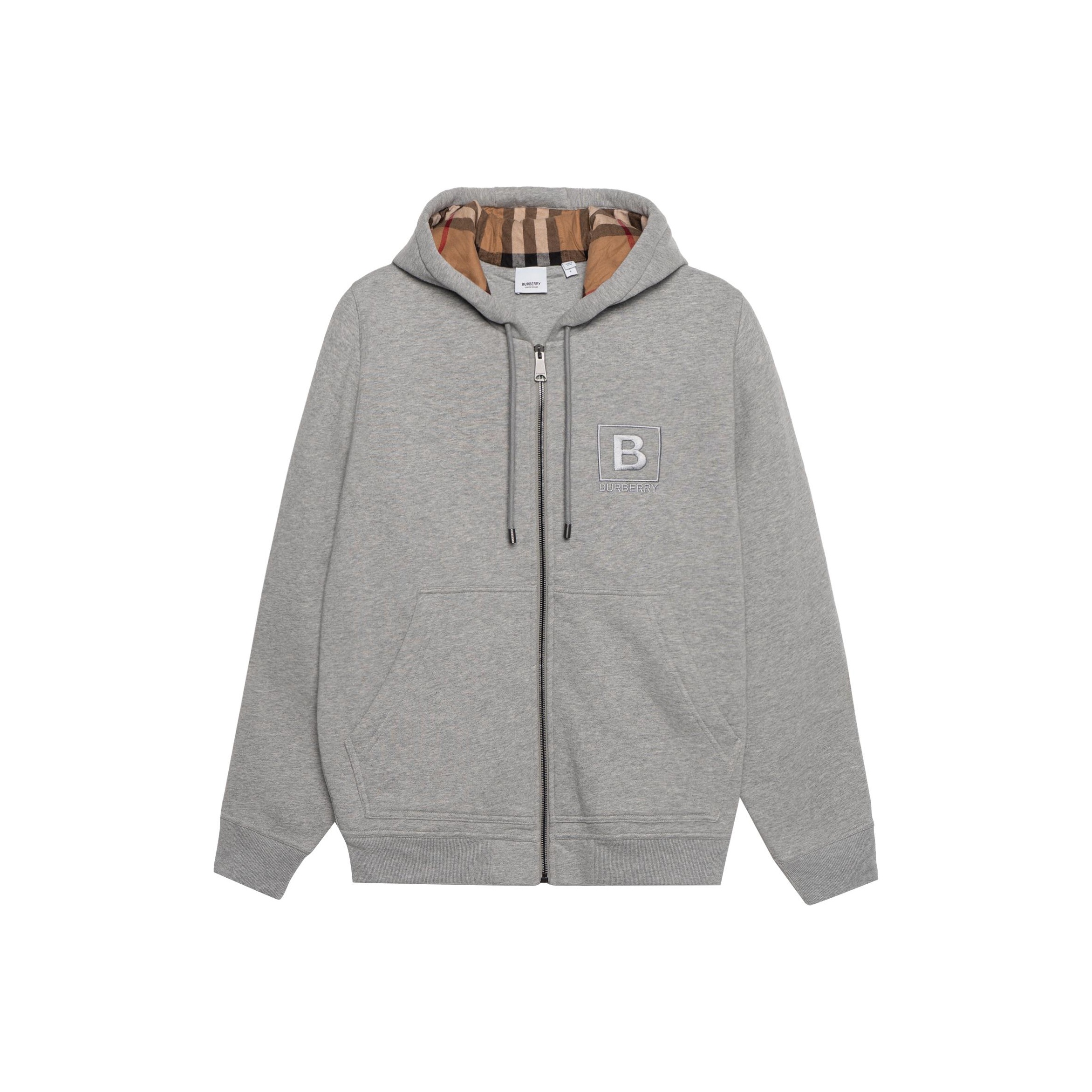 Burburyrs Zip Up Cardigan Designer Hooded Mens Pullover Seasonal Sportswear Top Hooded Long Sleeved Jacket Loose Cotton Outdoor Designer Sportswear