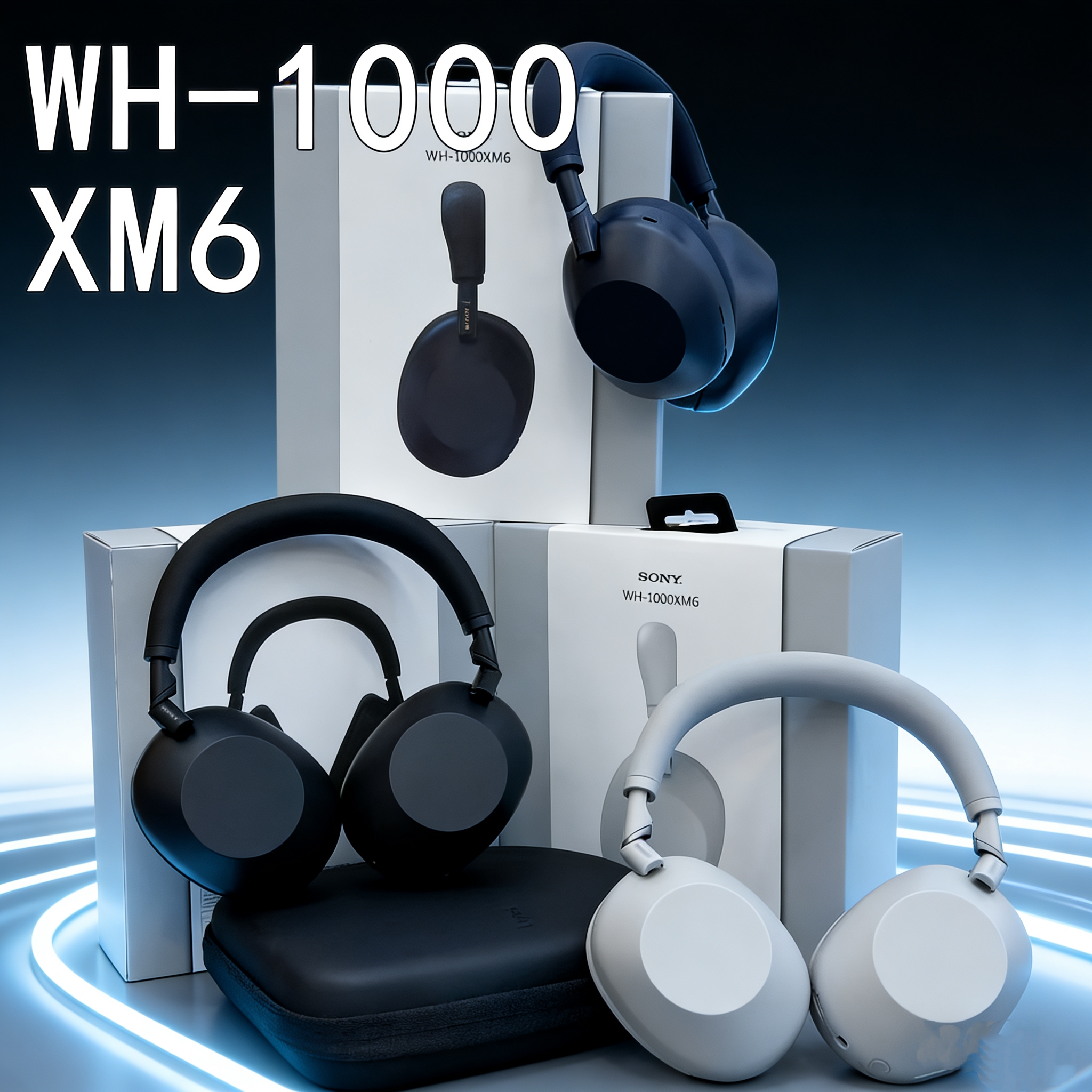 Over-ear noise-canceling Bluetooth headphones with AI intelligent noise cancellation, compatible with gaming laptops.-image-1091488599