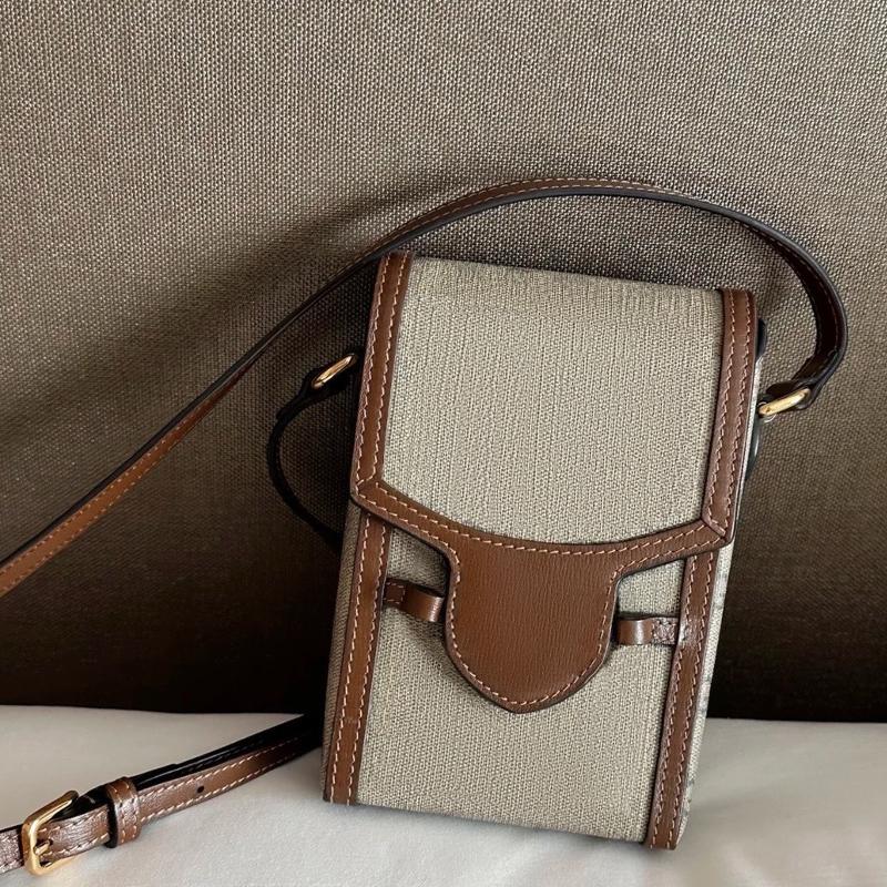 casual shoulder phone Bags designer 1955 horsebit 10A case women crossbody purse luxury striped small tote shoulder wallet genuine handbag canvas po