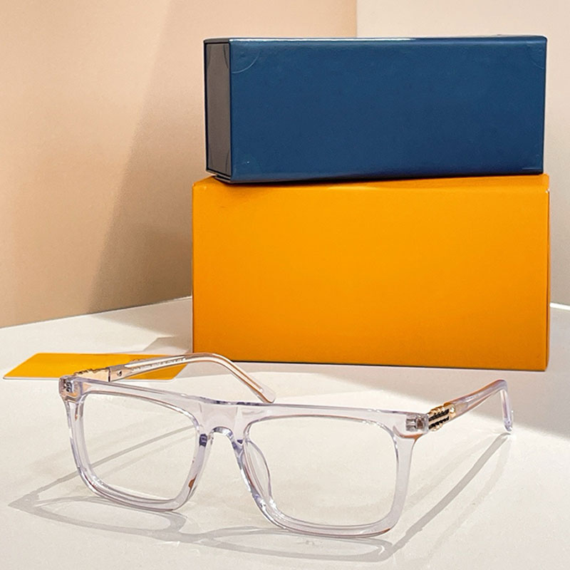 Men Casual Glasses Women Acetate Square Frame Computer Reading Anti Blue Light Lenses Fashionable Dressing Daily use OL office Accessories Glasses Z