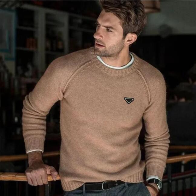 Pulls de créateur pour hommes, pulls à col rond, pull tricoté, Streetwear, laine de luxe, lettre surdimensionnée, haut Harajuku, vêtements pour h