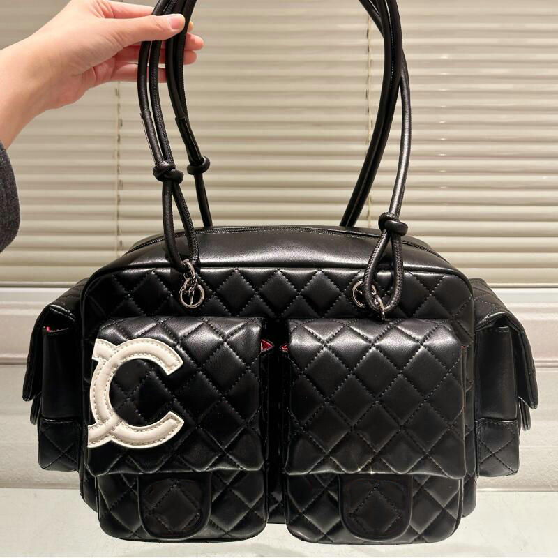 Womens designer Handbags Vintage Chains Bowling Bag Real Leather Lady Luxury Crossbody Bags Classic Camera Bags Underarm Bag