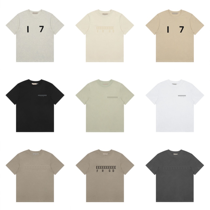 Men's T Shirts Designer Trend American Vintage Loose T-Shirts Round Neck Letter Print Mens Womens Short Sleeve Fashion Street Casual Sports